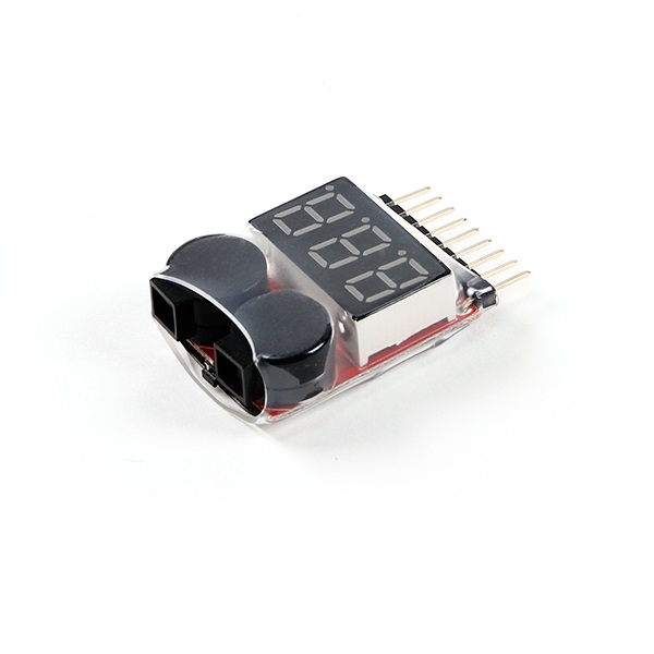 LiPo Battery Voltage Checker 1S-8S with Buzzer(Good Quality)