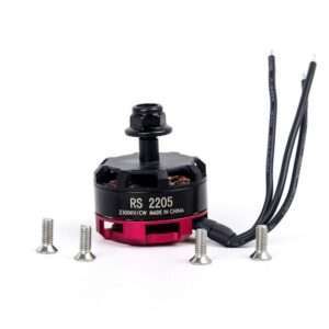 RS2205 2300KV Brushless DC Motor for QAV250 QAV300 Racing Drone, Black Cap (CW Motor Rotation)