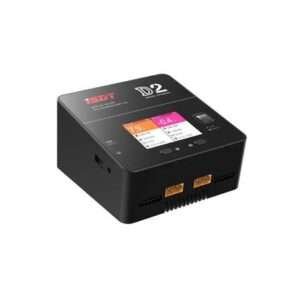 ISDT D2 Mark II Dual‑Channel AC Charger – 2×200 W, 2×12 A, Supports 1–6S LiPo/LiFe/NiMH, USB Power Out